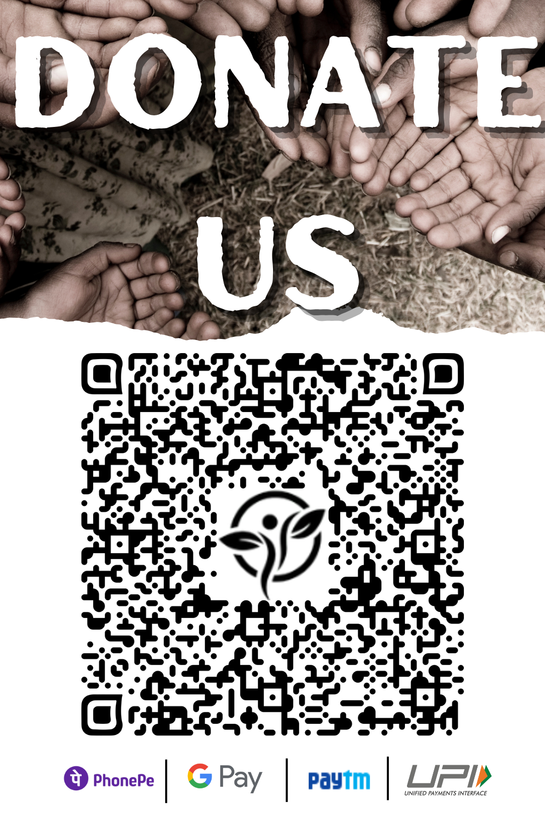 Utthan Foundation donation QR code for UPI payments
